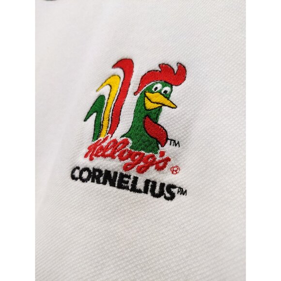 vtg‎ 90s Kelloggs Cornelius Rooster Sweatshirt Sz  S Varsity Preppy Cornflakes - Picture 4 of 8